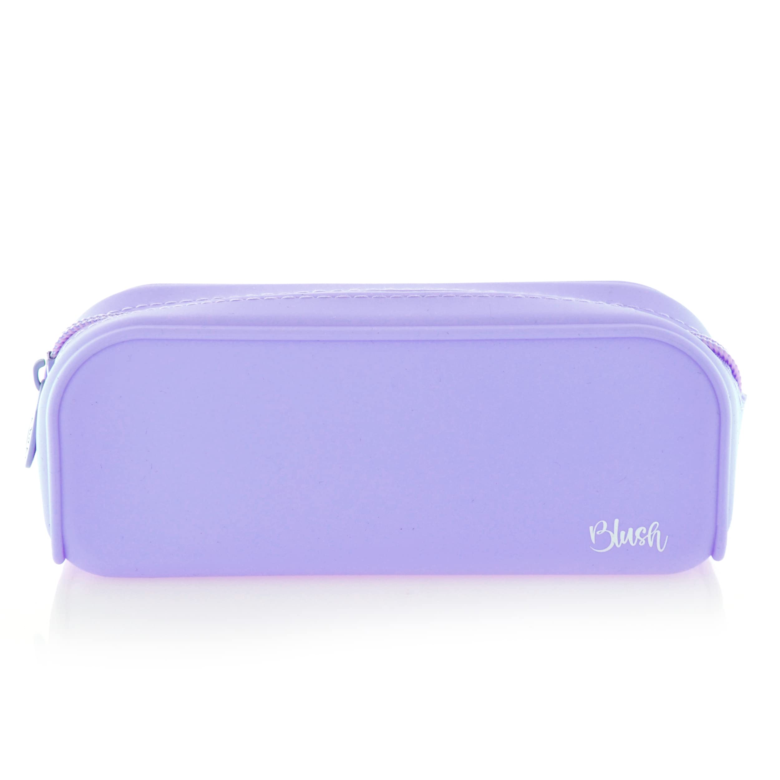 office box Estuche Portatodo Silicone Blush Pastel - Estuche Portatodo de Silicona con Tacto Ultra Soft, Estuche Multiuso para Viaje, Material Escolar, etc. - Ref. 58105- by (Morado Blush)