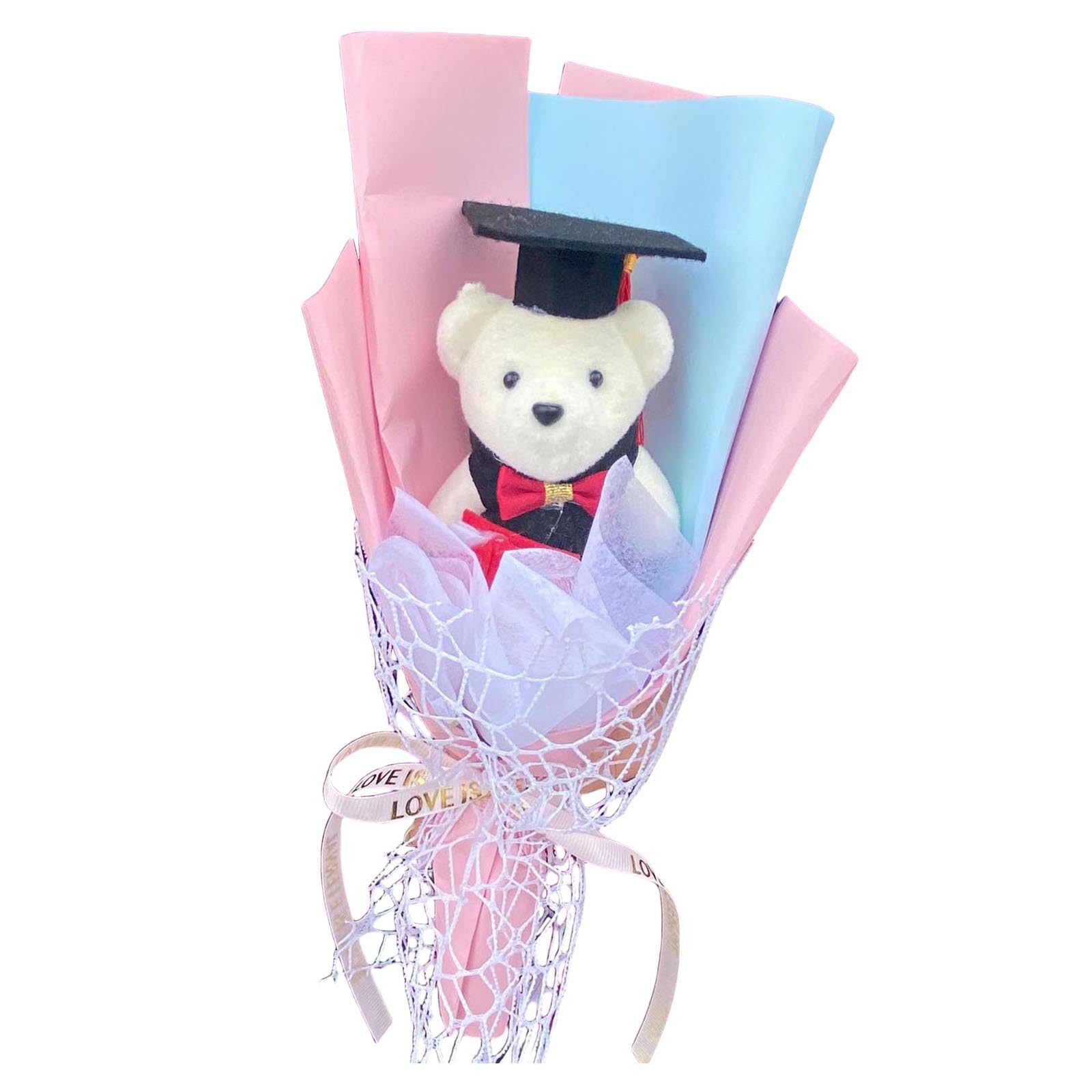Msioytog B Realistic Flower Ouquets For Student Teacher Graduation Ouquets Artificial Flower With Ear For Graduation Cartoon Ear