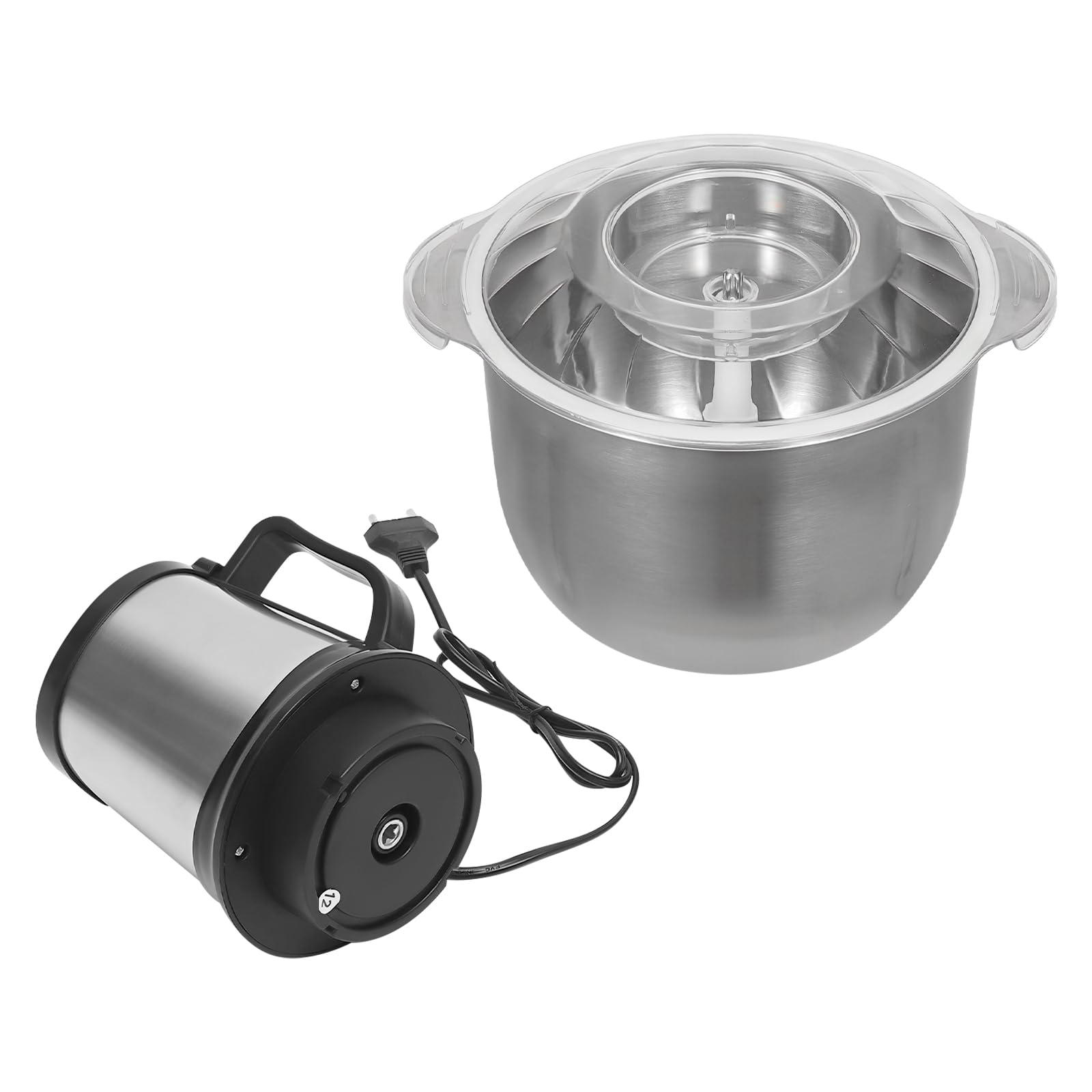 5L Zerkleinerer Küche Elektrisch 800W Multizerkleinerer Vollkupfermotor 3 Geschwindigkeit 4 Klingen Universalzerkleinerer für Fleisch Gemüse Zwiebeln Obst
