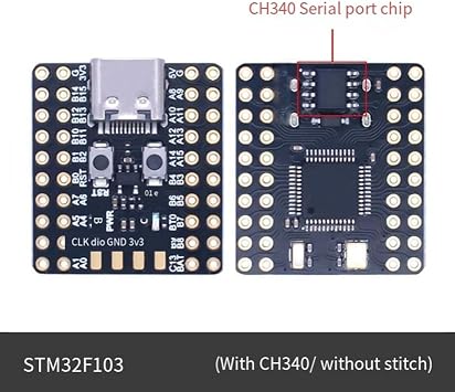 STM32F103C8T6 CH340 Development Board Original Chip Microcontroller Core Board ARM Architecture Minimum System Correx-M3