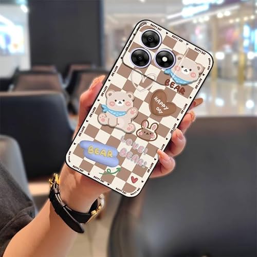 Phone Case Compatible with Blackview Wave8/Wave8C/Oscal Flat2/2C, Anti-dust Cute Silicone Cell Phone Sleeve Protective Back Cove