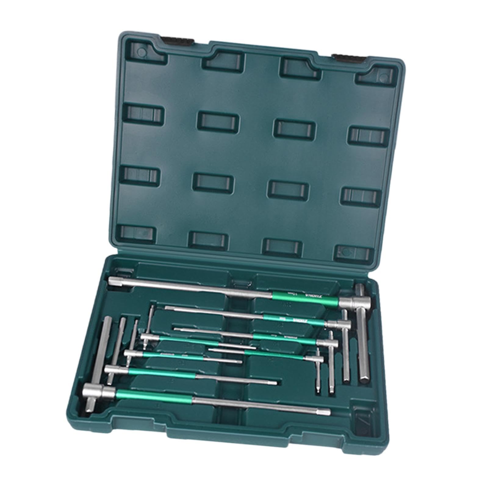 Set di Alberi Esagonali T Gathing Chiave Esagonale 360° Accessori per Ciclismo Rotazione Professionale Cererazione Allen, 8 Pezzi
