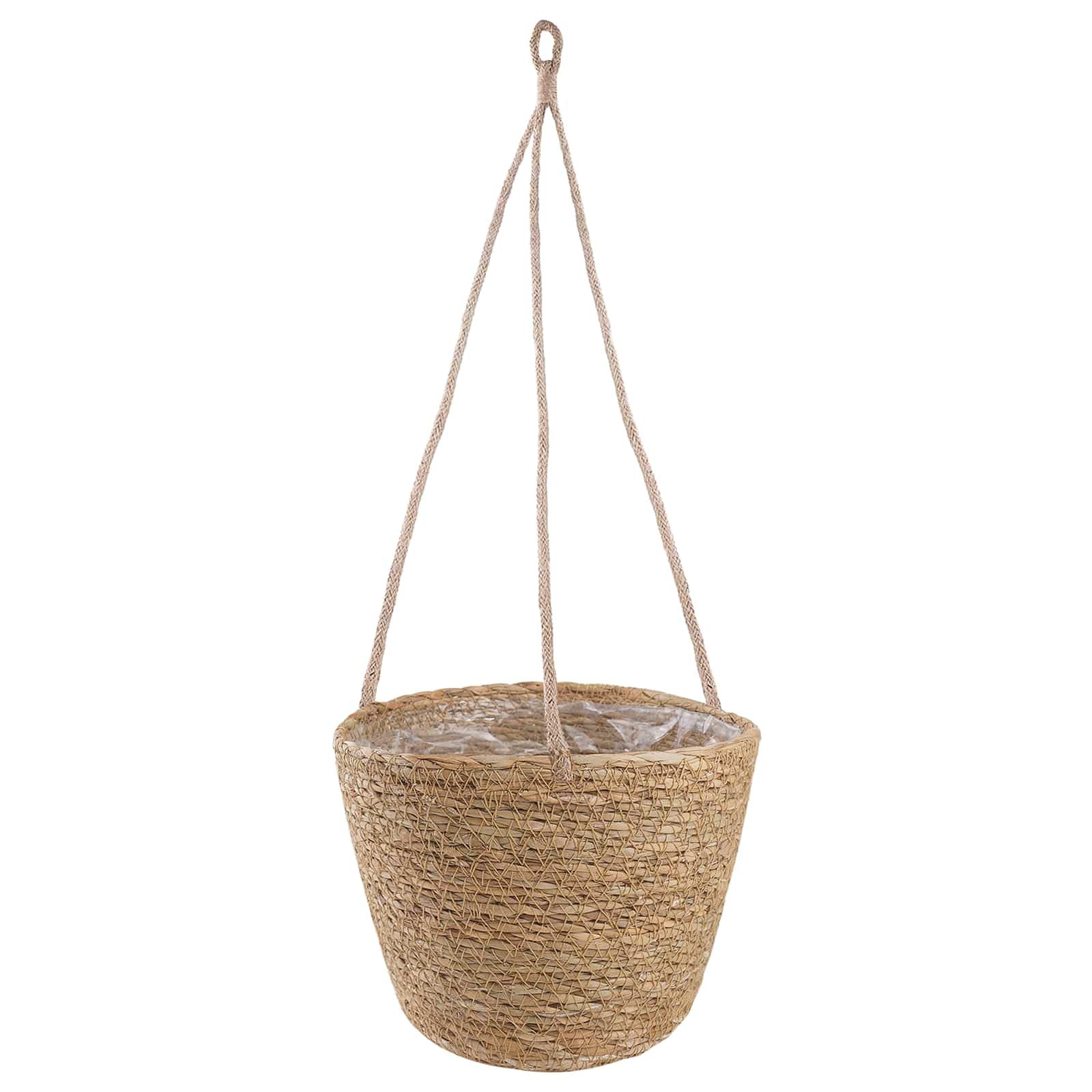 Seegras Pflanzenkörbe 3 pcs Natur Ø26 x 19 cm