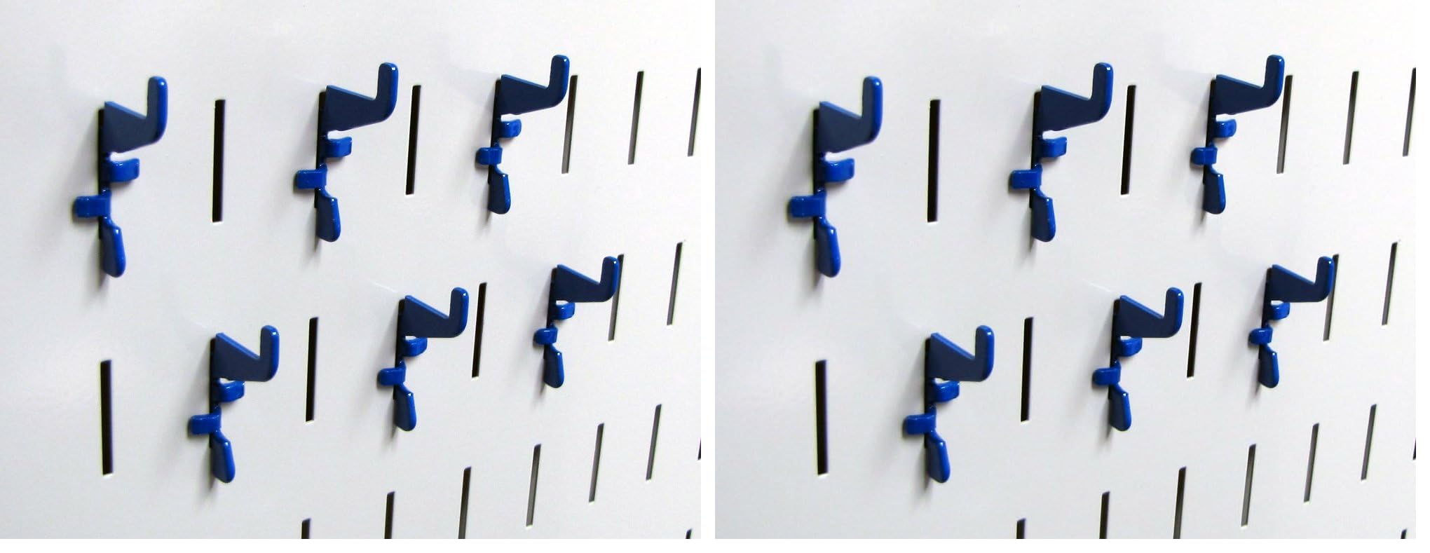 Wall Control Pegboard Hooks - Red Slotted Hooks -10