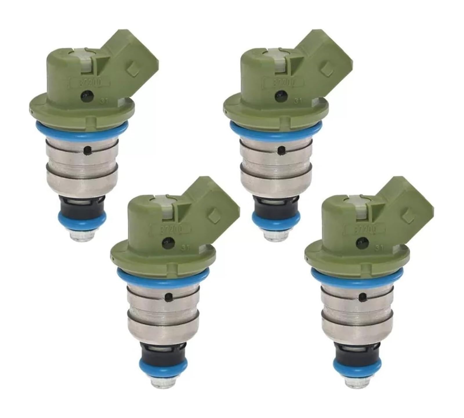 Wekpopmevl 4Pcs Oil Petrol Fuel Injector Nozzle For Hyundai For Nf Sonata For Carense For Avante For Elantra 3531037200 Supply 1/4 Pcs Car Fuel Injector Nozzle 35310-37200
