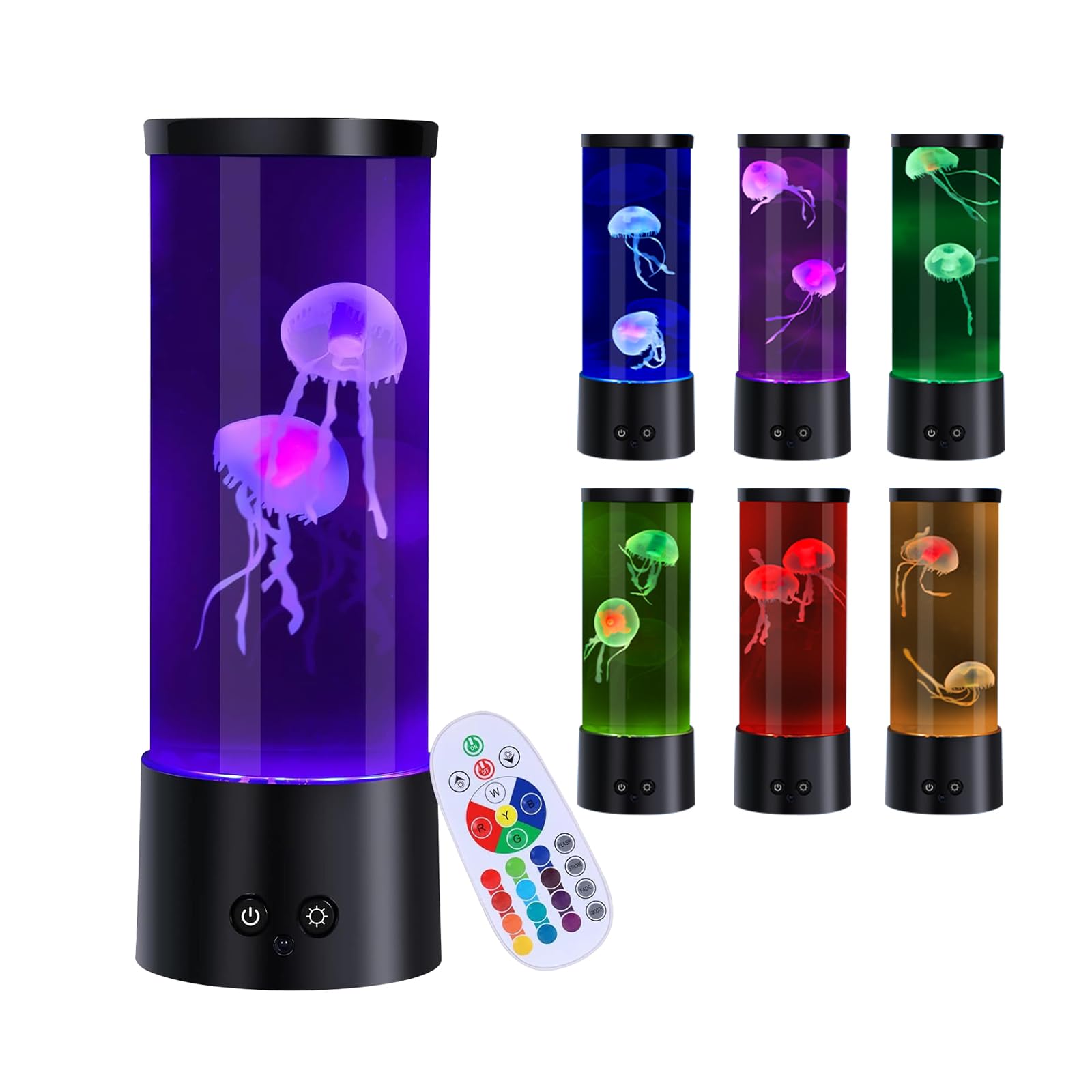 Amazon.co.jp : Luubeibei クラゲムードライト - 17色設定 USB電源