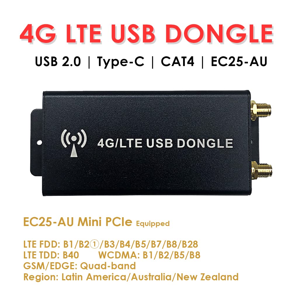 Dongle 4G LTE EXVIST Avec Module EC25-E - Mini PCIe - Pour Raspberry Pi, Routeurs Industriels