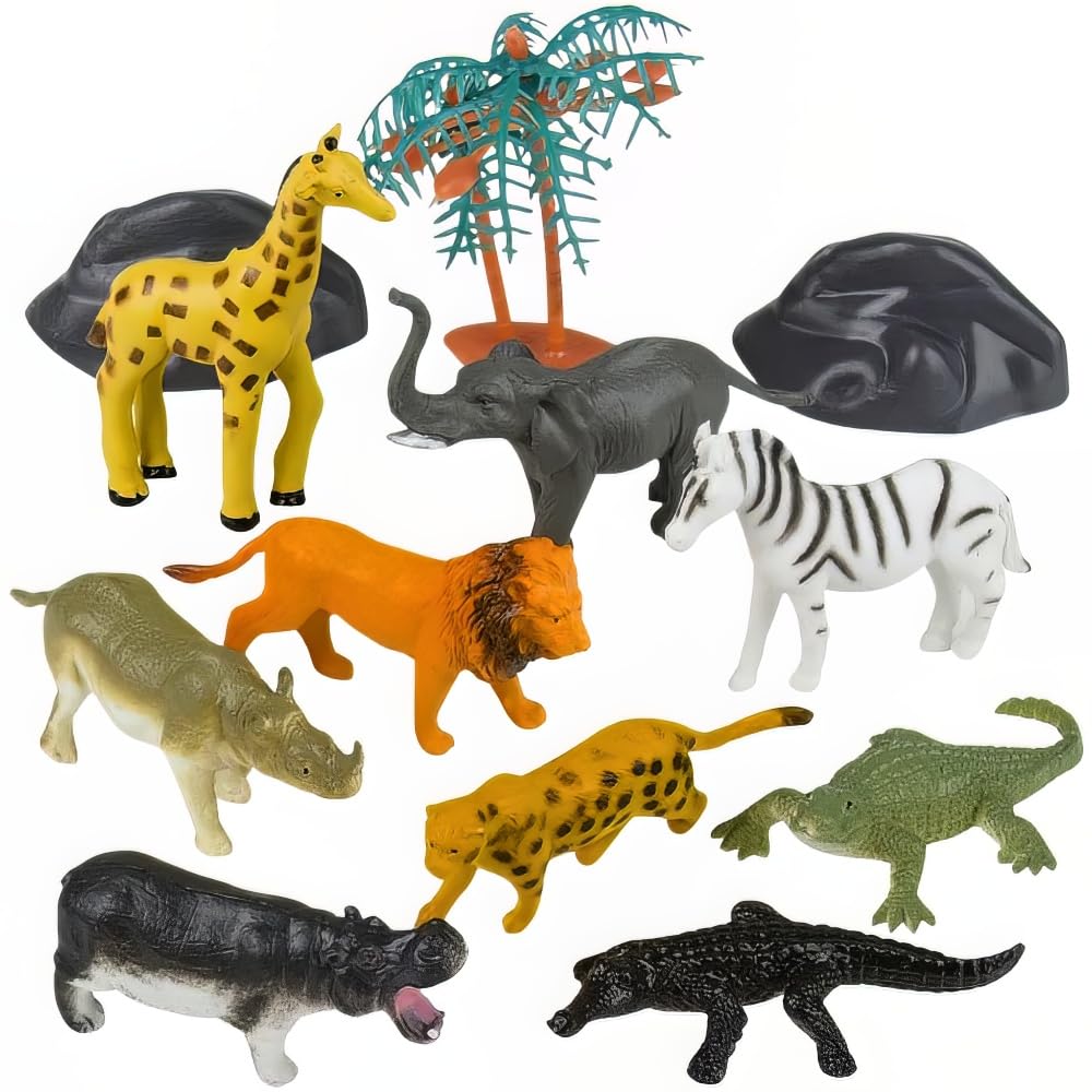 Rhode Island Novelty 12PC Safari MESH Bag Play Set