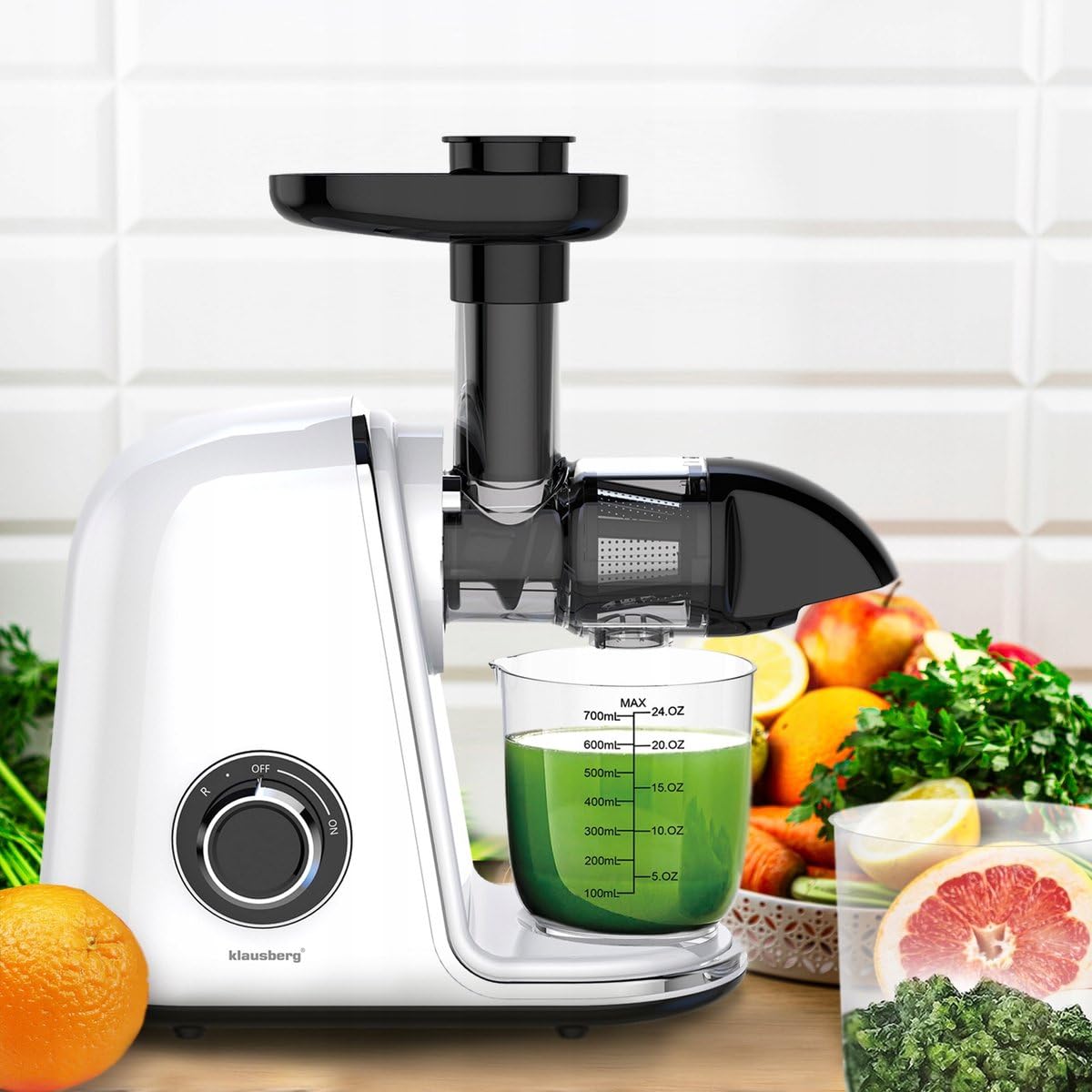 Klausberg Exprimidor Lento 700ml, 150W