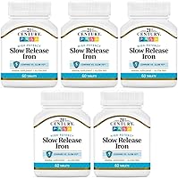 Vista 1 de 21st Century Tabletas de hierro de liberación lenta, 60 unidades, paquete de 5, el embalaje puede variar