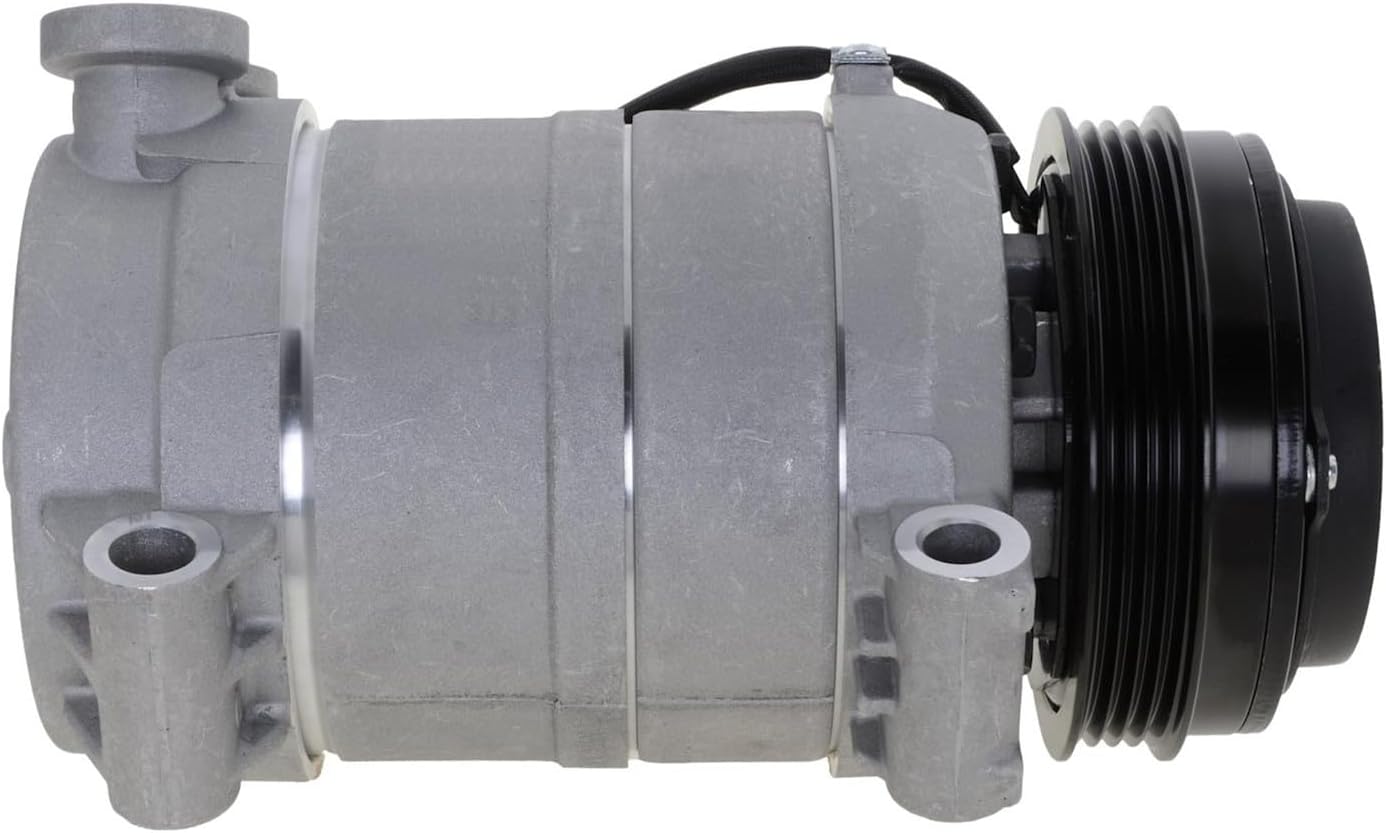 Replacement A/C Compressor Kit designed for GMC Yukon XL 2500 (6.0L V8) 2000 - HU6, 1-Bolt Hose Mount (SLE Trim fitment)