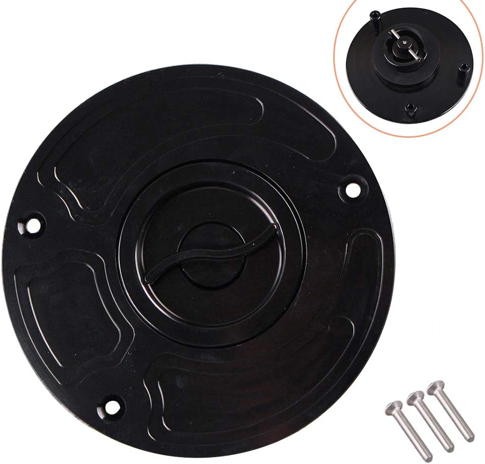 CNC Aluminum Keyless Gas Tank Cap Cover for Yamaha YZF-R1 1998-2012, YZF-R6 1999-2012, YZF600R 1998-2007