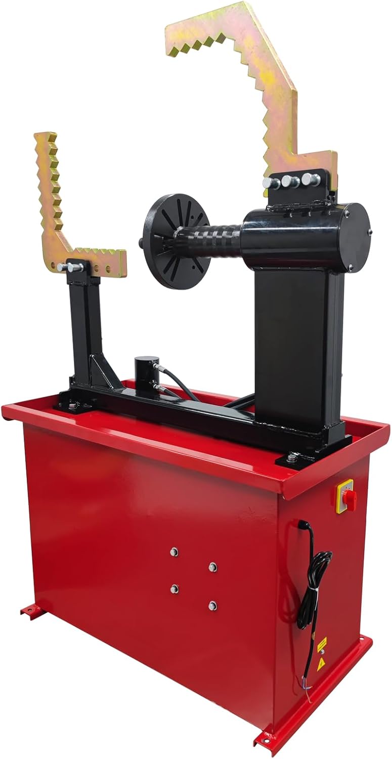 Rim Straightener 10T Hydraulic Wheel Repair Machine for 10-26inch Steel & Aluminum Wheels Automotive Rim Dent Removal & Shaping Tool 220V