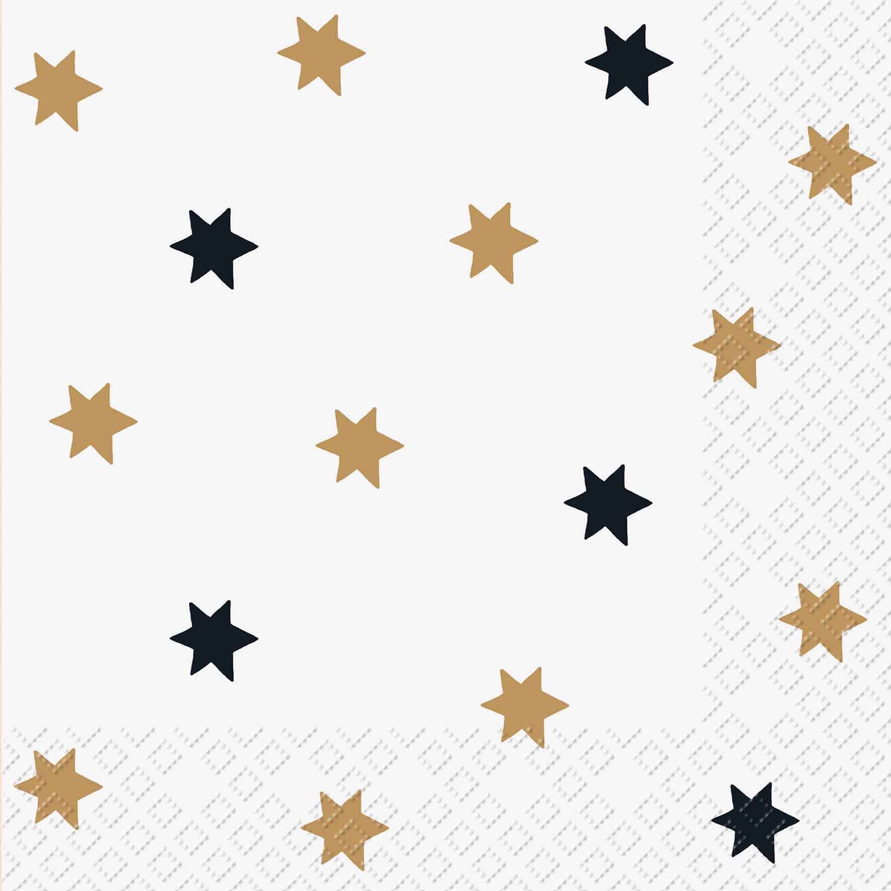 Stewo 2572682470 Stars Napkins 33 x 33 cm Pack of 20