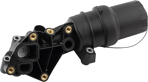 BOXI Carcasa del filtro de aceite compatible para Volkswagen Golf para Jetta Beetle para Passat Rabbit 2005-2014 2.5L/para Audi TT Quattro 2012-2013