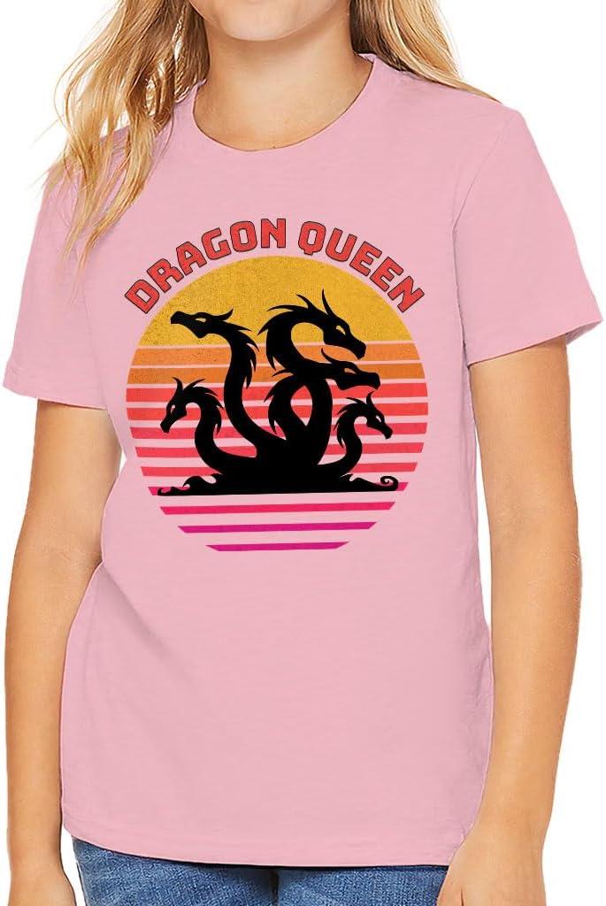 Dragon Queen Kids' T-Shirt - Great Gifts - Dragon Lovers Gift for Girls