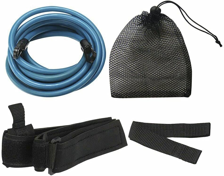 YYST Swim Bungee Training Belt Swim Resistance Belt Swim Exerciser Belt