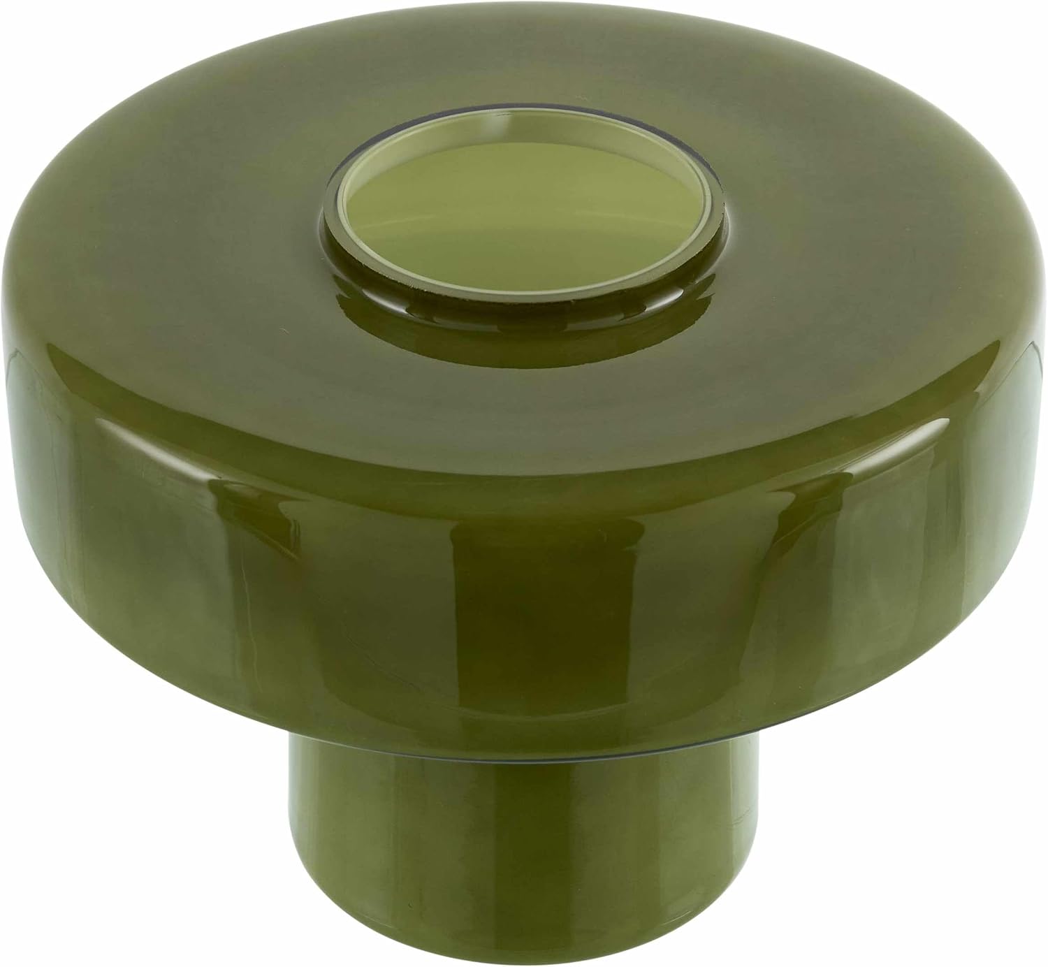 Hauteloom Lauenhagen Glass Table Lamp - Modern Contemporary - Light Green
