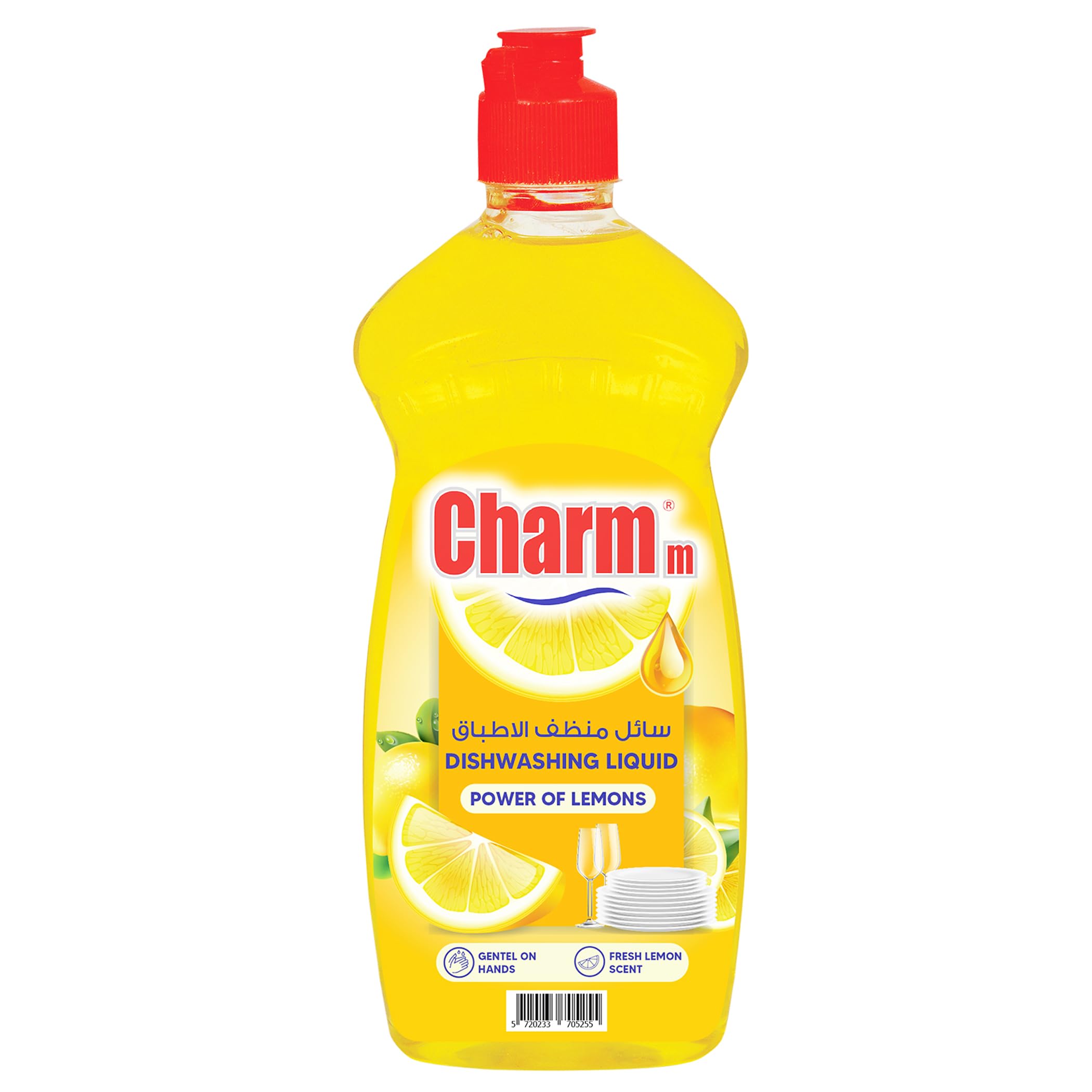 Charmm Dishwashing Liquid Lemon 500ML