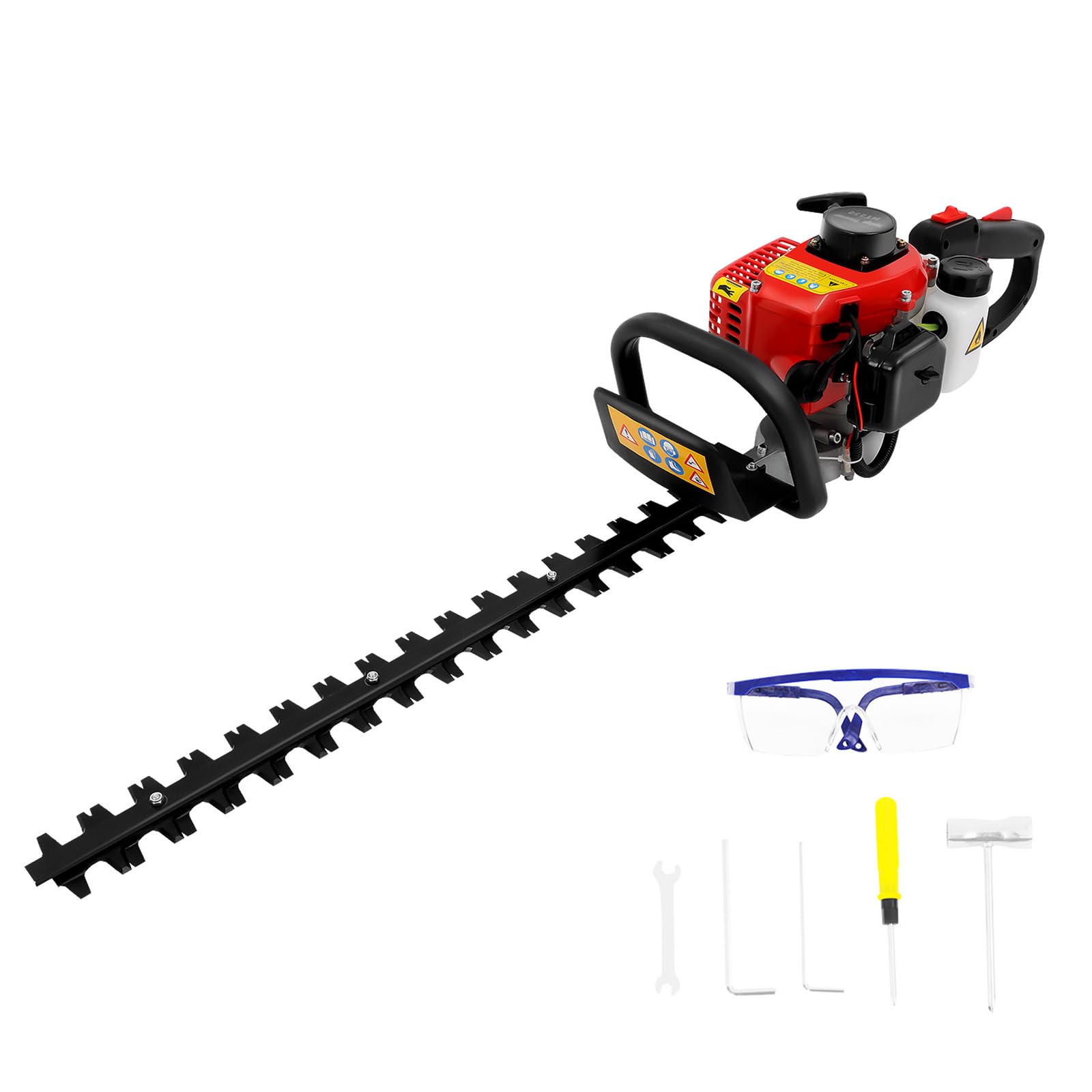Taille-haie à essence 22,5 cc motorisé 650W pour taille de haie dense