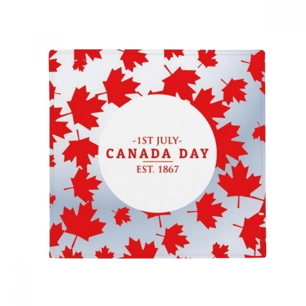 Tapis de sol anti-dérapant 80cm Maple Leaf Fête du Canada 1867