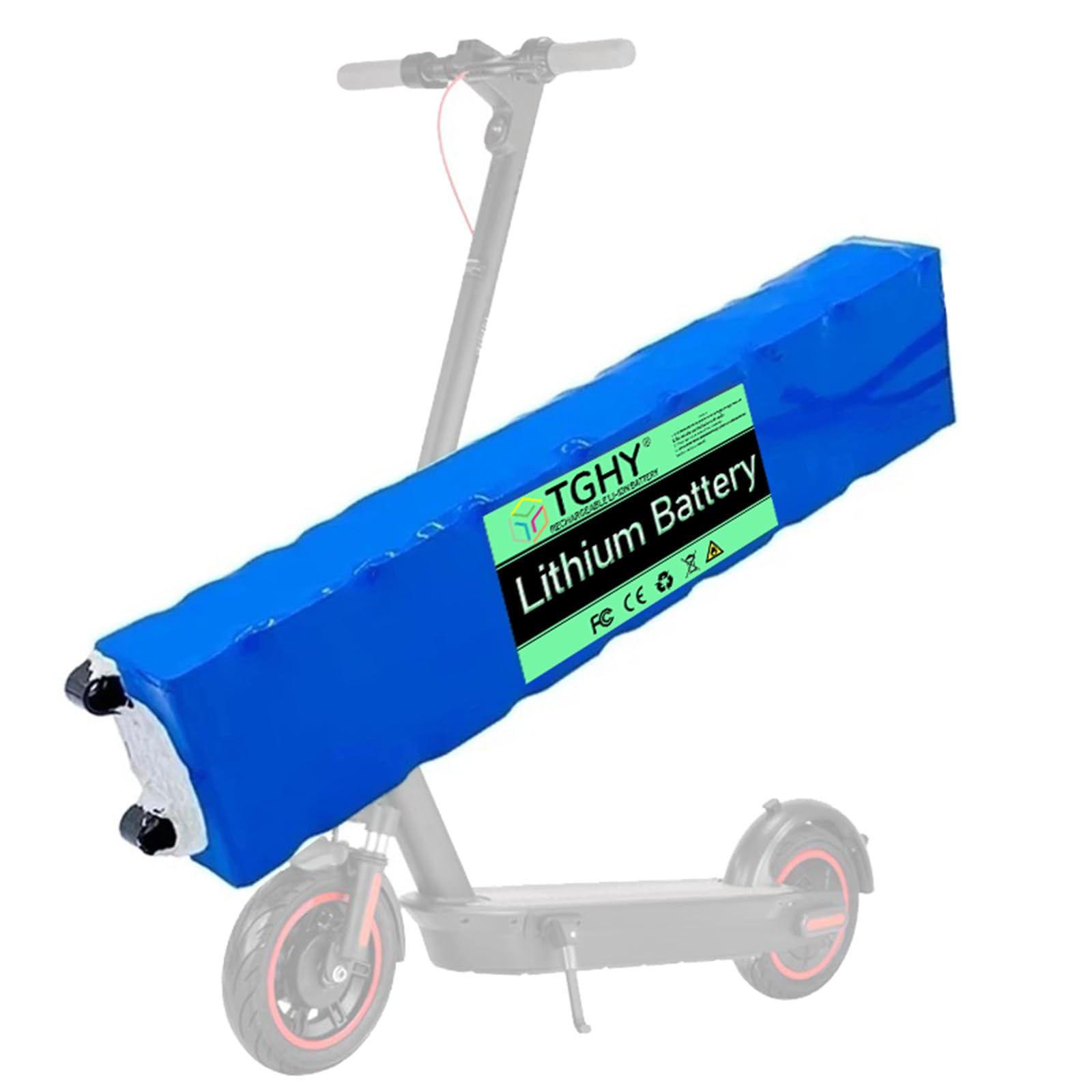 TGHY Batterie au Lithium pour Scooter électrique 36 V 6,6 Ah 7,8 Ah 9 Ah, Compatible avec Les Moteurs de hoverboards et Skateboards électriques de Moins de 324 Wh.,36v 9ah,XT30+SM