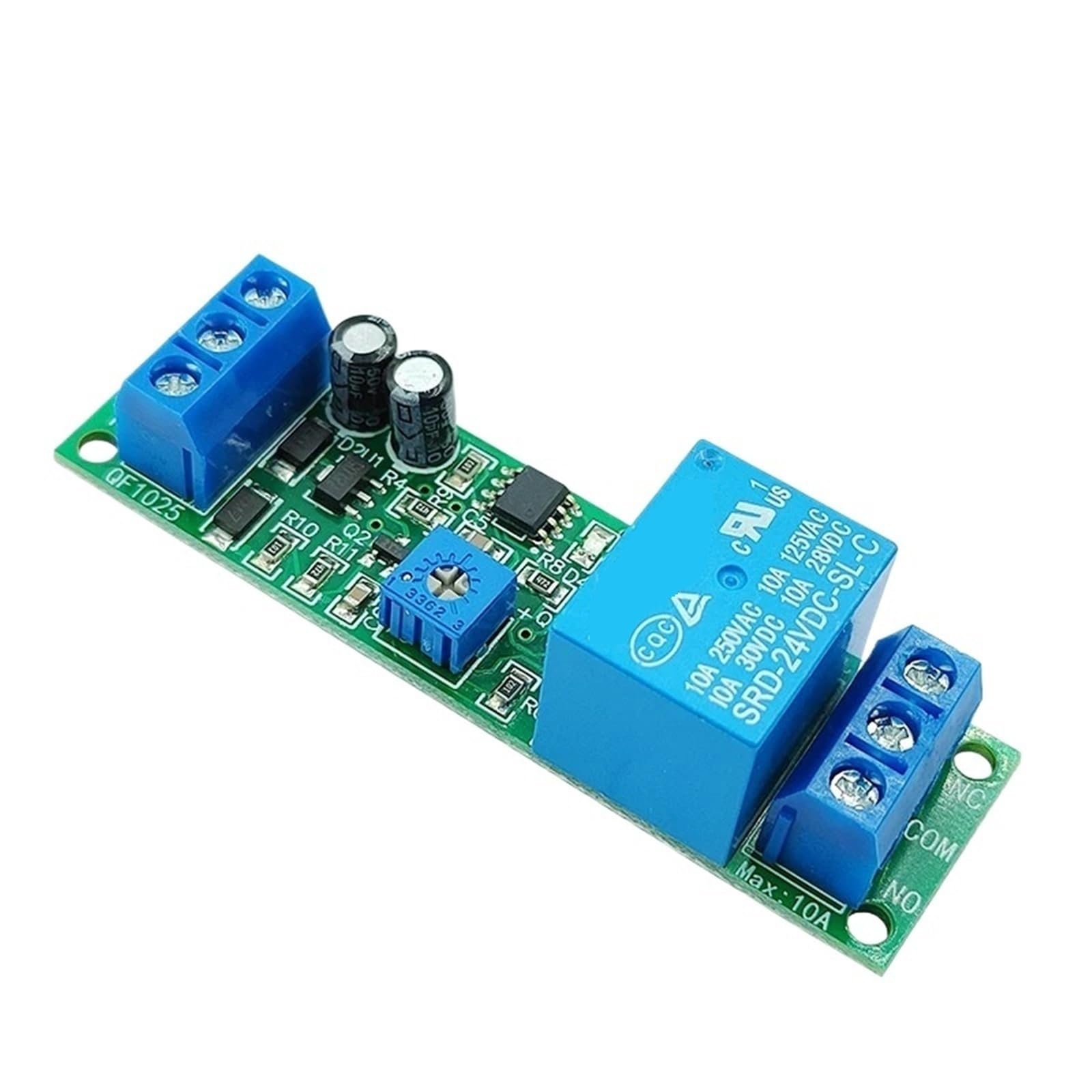Module de relais temporisé 24V avec retard de déclenchement réglable 60s