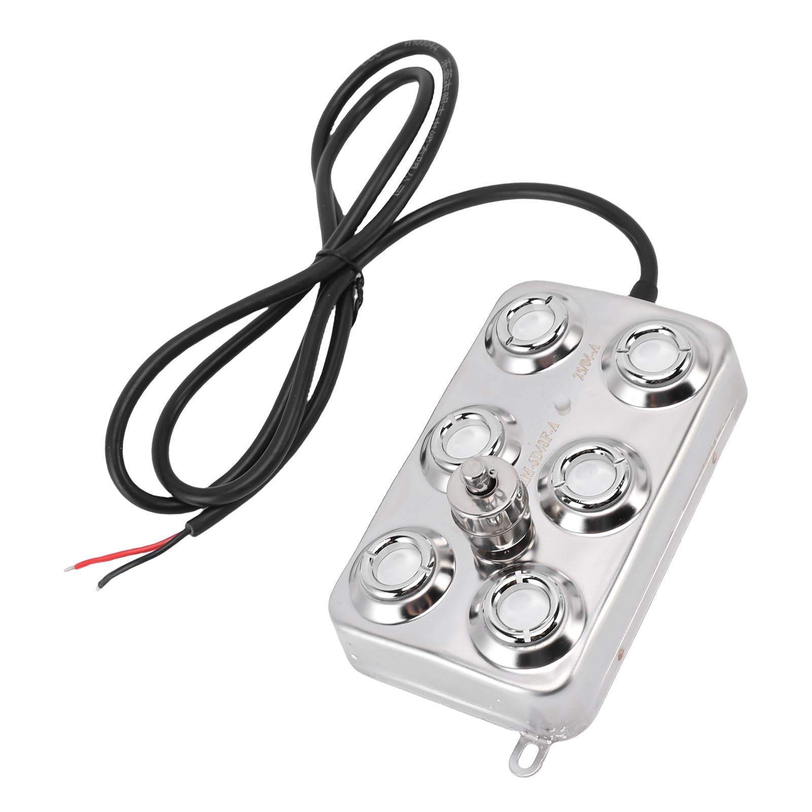 Design Stabile di Umidificazione del Nebulizzatore Ad Ultrasuoni a 6 Teste per Prato da Giardino con Stagno 5L / H 250W IP67 a Prova di Acqua