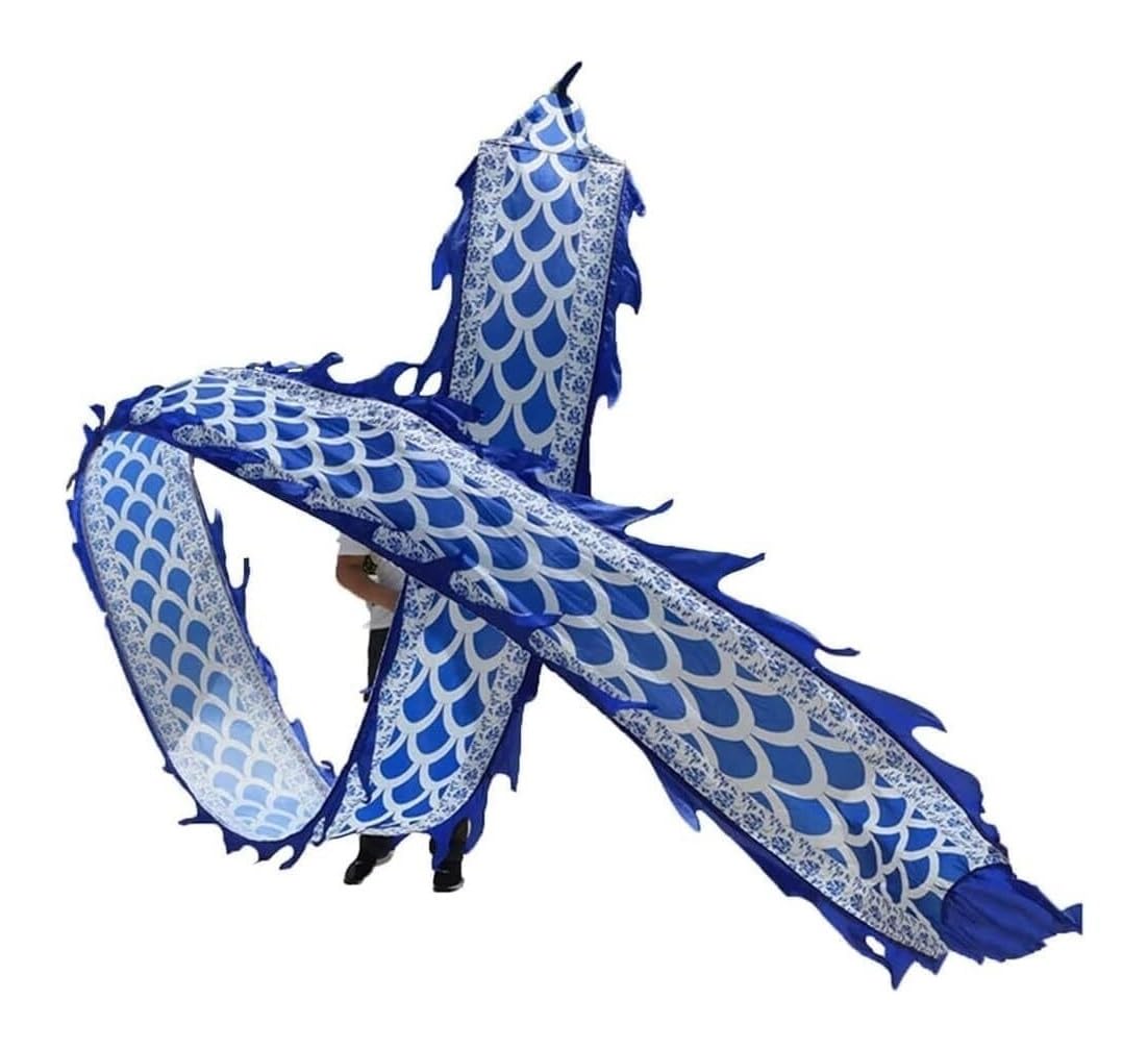 Dragon Dance Streamers Flowing Spinning, wielokolorowe chińskie wstążki do tańca lwa do dekoracji imprezowych