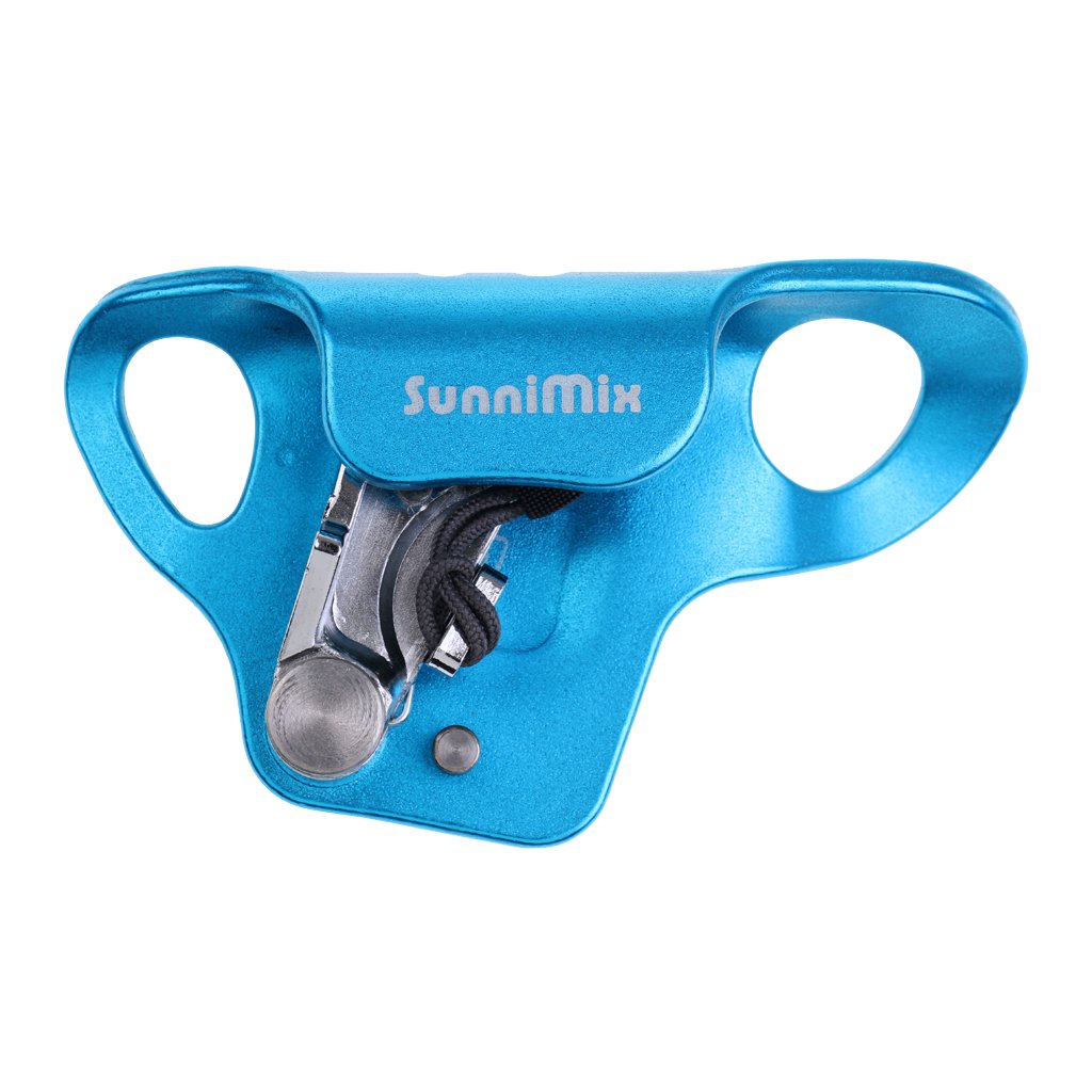 UJEAVETTE® Ce Approved Blue Arborist Tree Rock Climbing Rappelling Chest Ascender Equipment 120Kg Load Fits 8-13Mm Rope Access