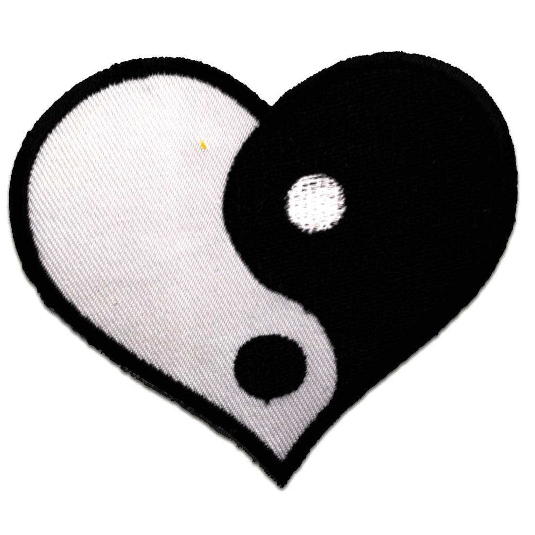 Patch Termoadesiva Ying Yang 7,5 Cm – Toppa Ricamata Da Stirare O Cucire Per Personalizzare Giacche, Jeans E Borse - 6