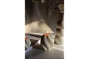 Artistic Swirl Candles for a Wavy Delight