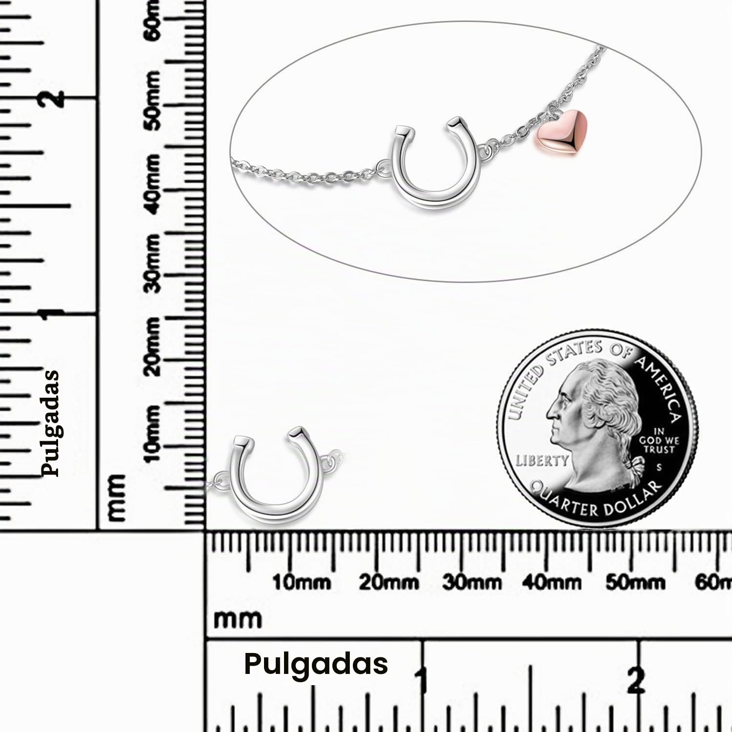 YFN Pulsera Elefante/Caballo/Gato Plata de Ley 925 Bisutería Regalos para Mujeres Niñas