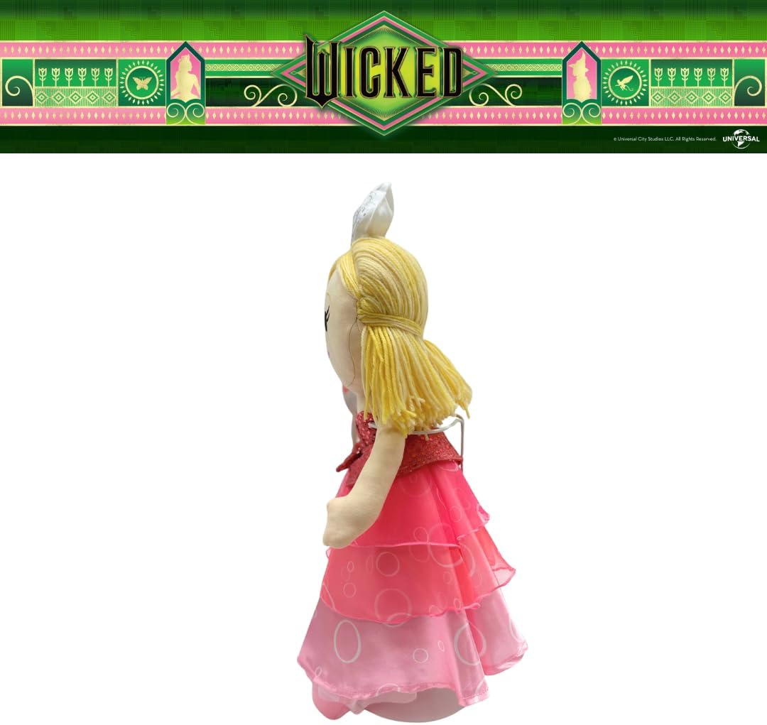 Wicked Movie Glinda The Good Witch Plush Cuddle Pillow, Super Soft & Cozy, (Officially Licensed Product) By Franco Collectibles