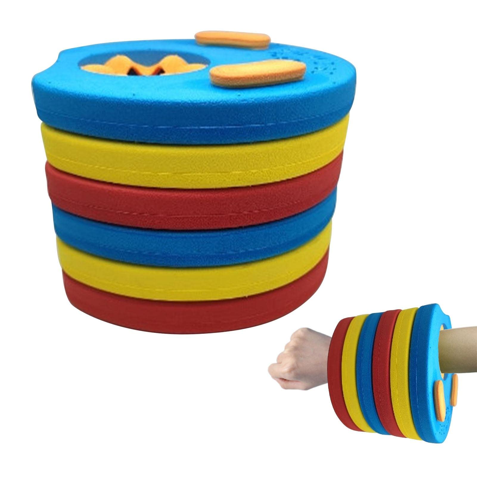 MLqkpwy 6 Piezas Discos Flotadores Delphin, EVA Discos De Natación, 19 Cm Manguitos Piscina, Flotadores Niños,Discos Natación,Flotador Bebe para Niños De 3 A 6 Años para Aprender A Nadar