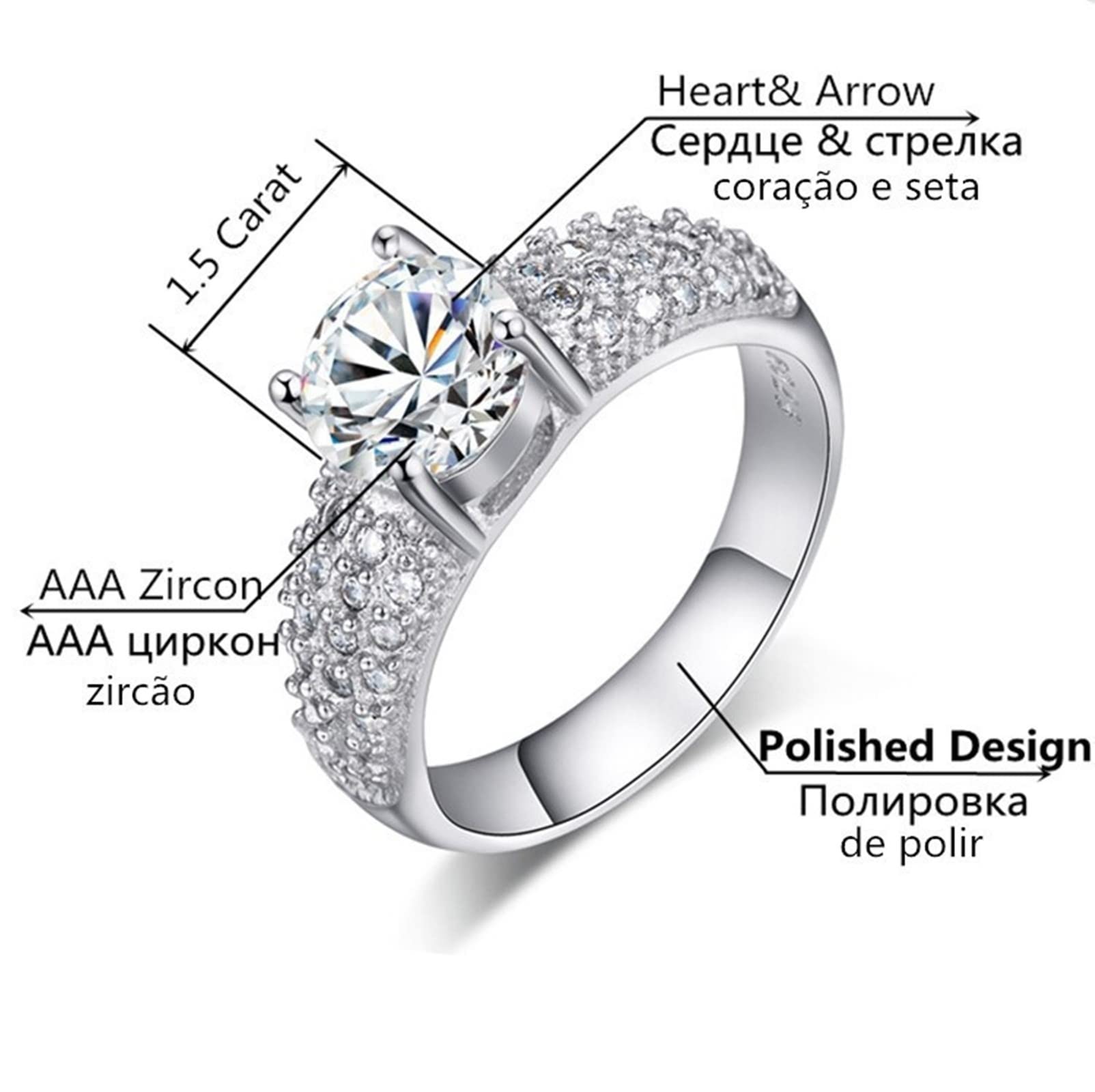 AmDxD Alianza para hombre, chapado en oro, anillo de compromiso para mujer, acero al Tungsteno, alianza para hombre, 0 0 unidades de circonio cepillado, W51.5 & M61.5, Chapado en oro acero de