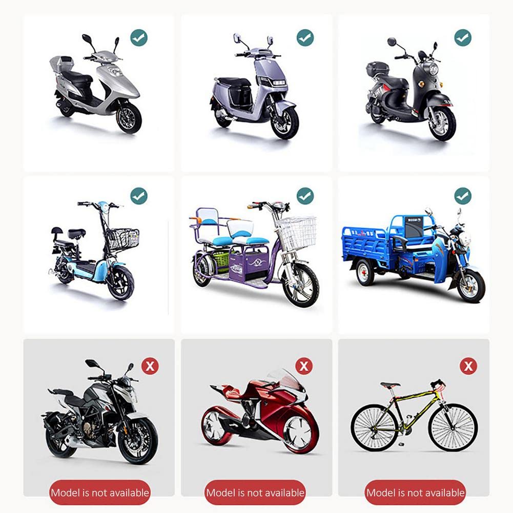 Générique Tablier Scooter, Couvre Jambe Scooter Moto Bindshield Quilt Couette Gant de la poignée Mignonne Couvercle Jambe Couverture du Genou Hiver Tablier Scooter électrique Tap Scooter(B)