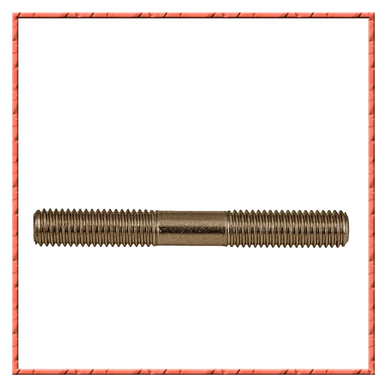 VNJUGF 10 pezzi/lotto bulloni prigionieri a doppia estremità in titanio M6 e M8*60/80/100/120-200MM vite a doppio filetto Ti doppio GR2 wanglan(M8x120)