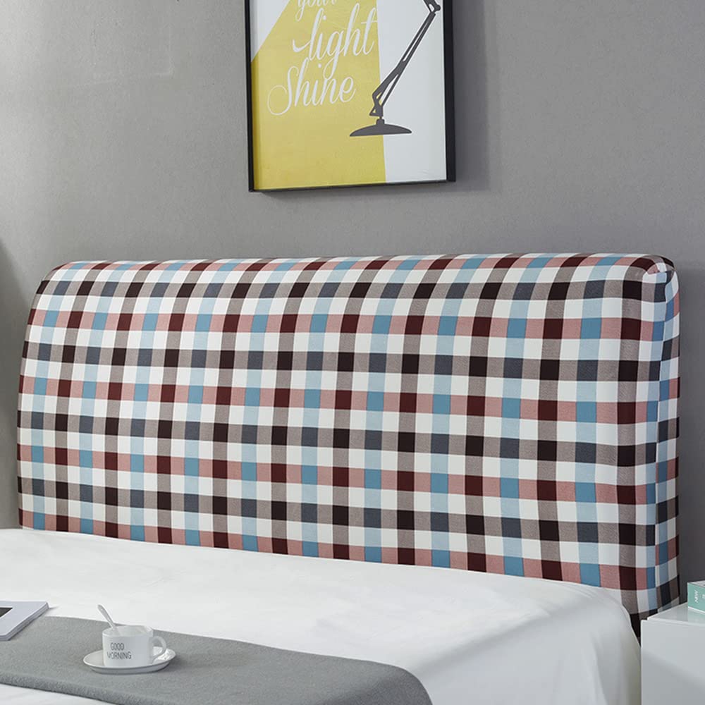 Cabecero Elástico Cama Cabecero Protección Todo Incluido A Prueba de Polvo Cubierta para la Cabeza Dormitorio Desmontable Lavable -14-180 cm (71 pulgadas)