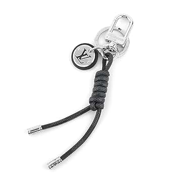 【鑑定済】 ヴィトン　LVチャーム　M67224 FL1174 レザー　ロープ LOUIS VUITTON ルイヴィトン M67224 レザー ロープ キーリング