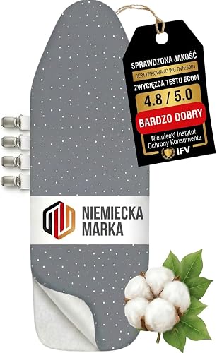 Pokrowiec na Deskę do Prasowania 120×40 cm – Termoodporny z Gumką
