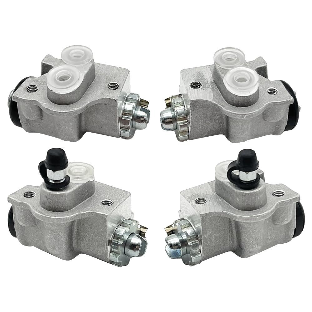 Vordere Radbremszylinder links und rechts 4-teiliges Set Passend für Yama-ha Big Bear 350 Kodiak 400 YFM350 YFM400 1989-1998 3HN25950 3HN25960 3HN25980 3HN5990