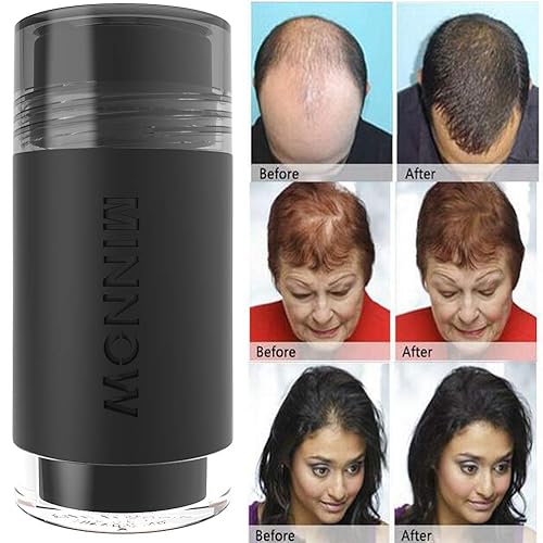 MINNOW Fibras de construcción del cabello, fibras capilares de queratina, corrector de pérdida de cabello para adelgazar el cabello, base