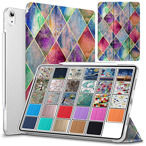 Image of DuraSafe Cases for iPad 10.9 inch 10th Gen 2022 Hard Back Printed Case A2696 A2757 A2777 MPQ13HN /A MPQ33HN /A MPQ03HN /A MPQ23HN /A MPQ93HN /A MPQC3HN /A MPQA3HN /A MQ6K3HN /A MQ6L3HN /A - Diamond Grid