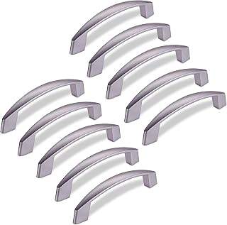 10 x Furniture Handle THEA Borehole Spacing 128mm Matt Chrome Wire Handle from SOTECH