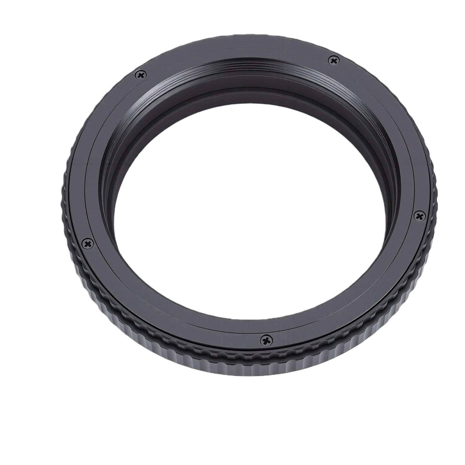 Denash Adattatore Elicoidale M65-M65 Tubo Macro con Messa a Fuoco Regolabile da 12-19 Mm Adattatore Elicoidale con Filettatura con Interno Opaco per compatibilità con Obiettivi per