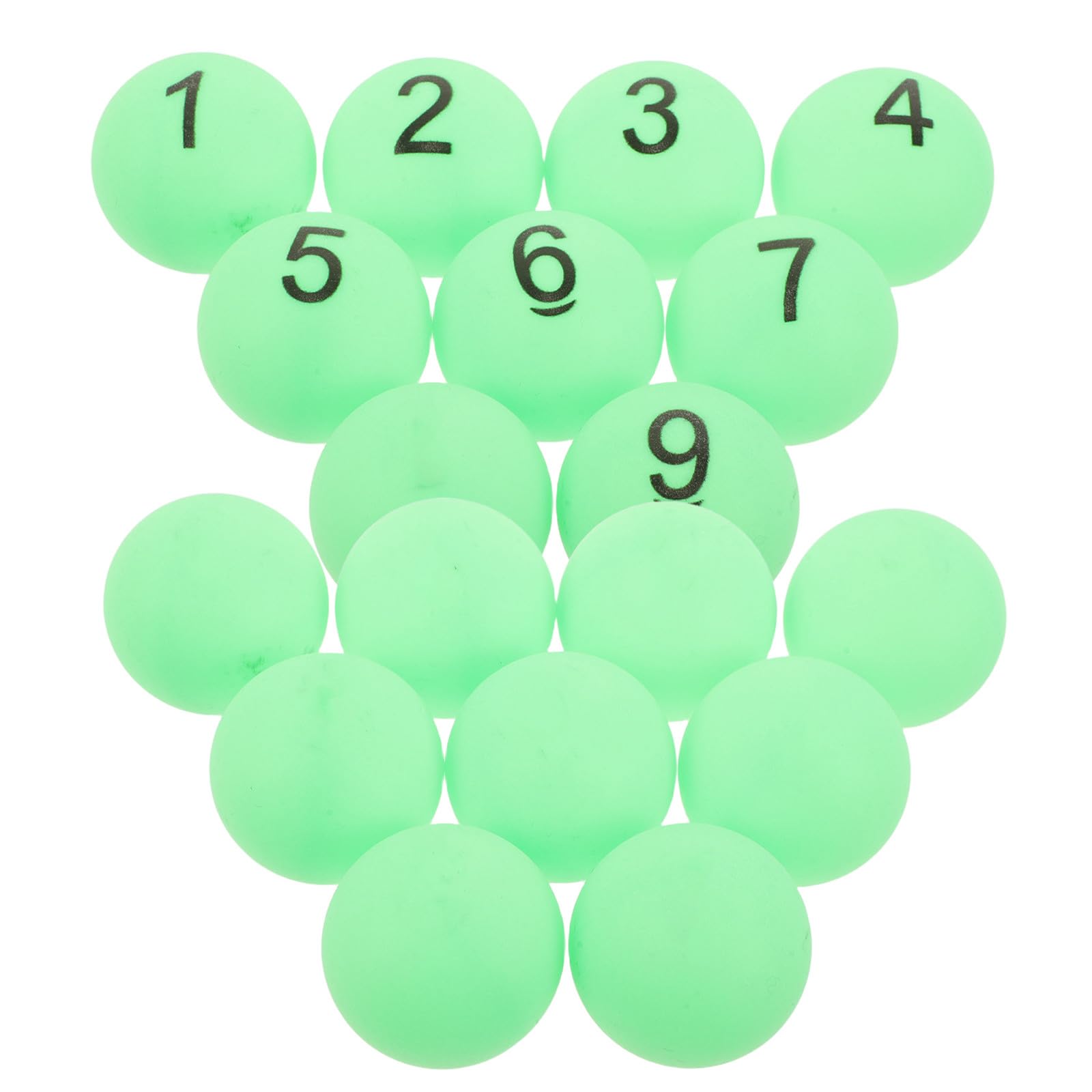 Toyvian 100 pelotas de ping pong numeradas a granel, pelotas de tenis de mesa numeradas a granel, bingo de lotería de plástico de 35 mm para rifa y para noche de juegos, carnaval, máquinas