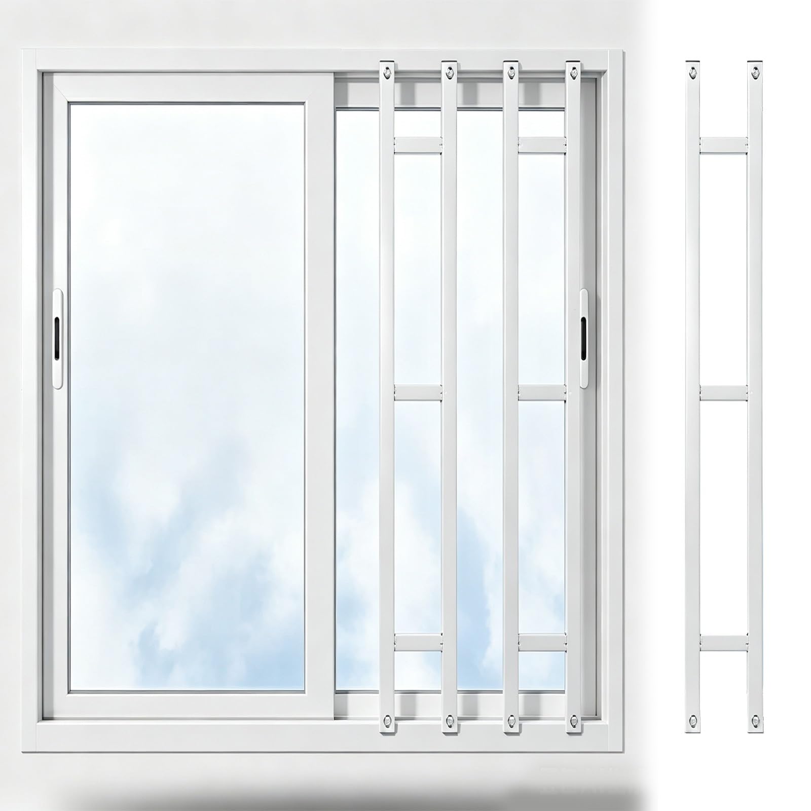 fenstergitter einbruchschutz Schiebefenster-Sicherheitsstange Ohne Bohren