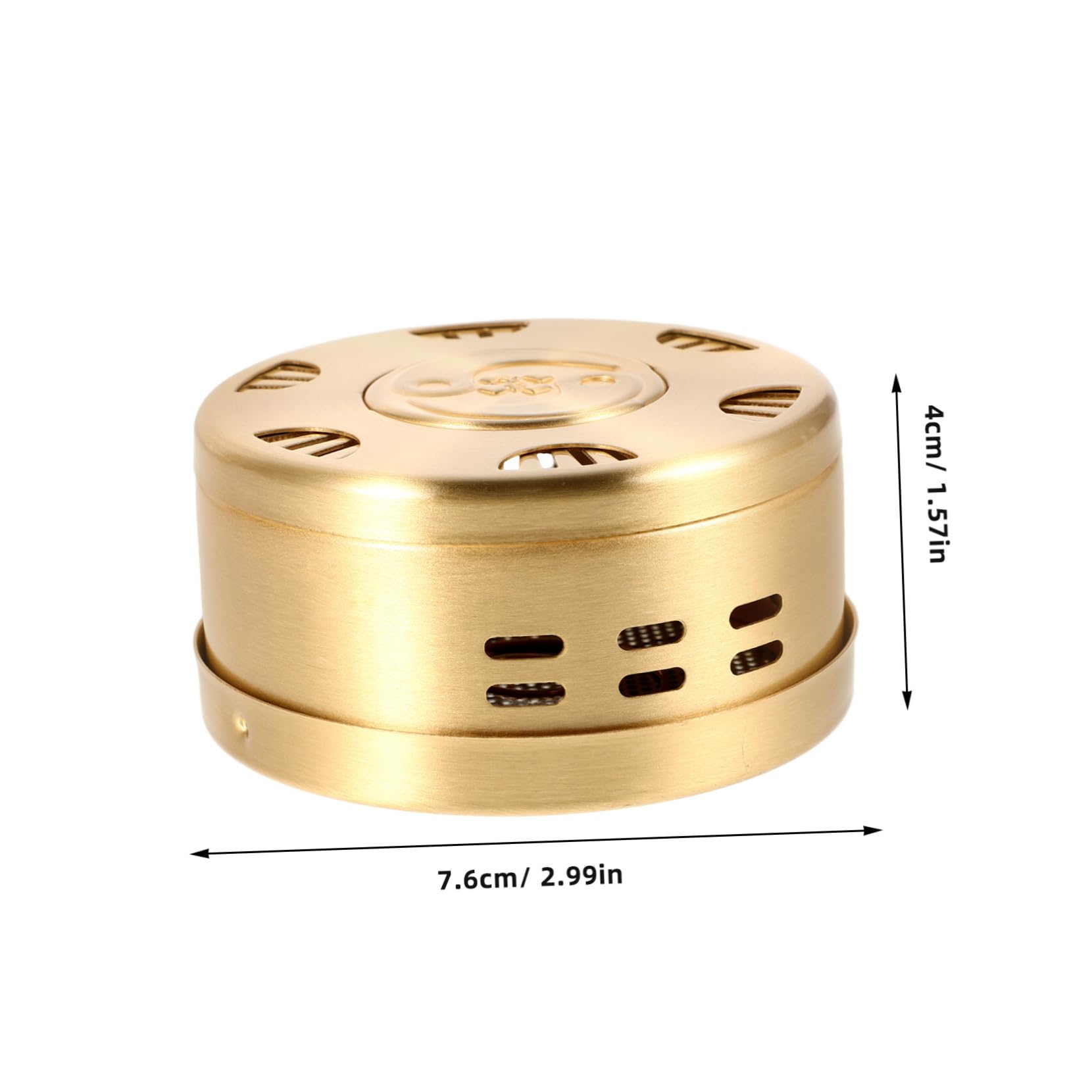 BCOATH Metal Moxibustion Pot Portable Design Moxa Burner Holder for Home Use Office Travel