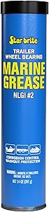 STAR BRITE Trailer Wheel Bearing Grease NLG#2 - Advanced Marine-Grade Protection Against Rust, Corrosion & Water Washout